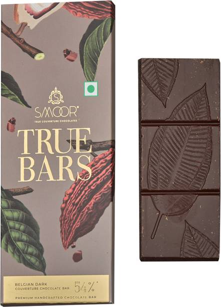 Smoor True Bar Premium Belgian Dark Chocolate Bar |54% Couverture Bars