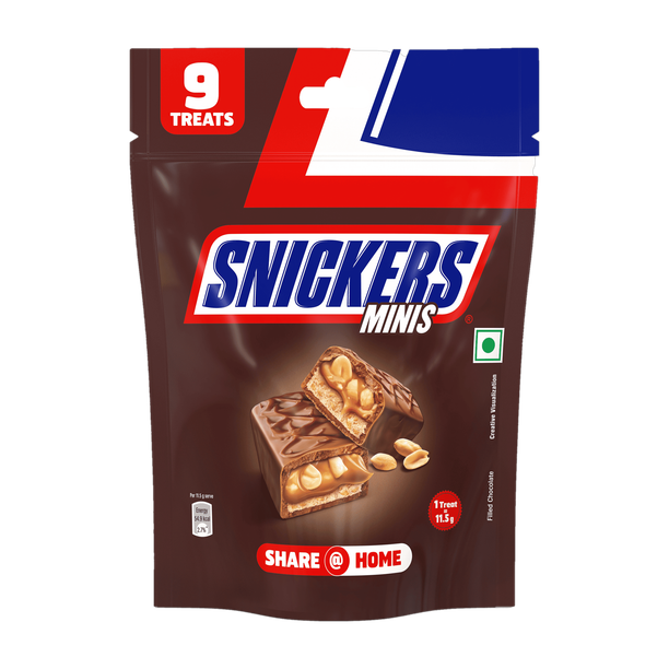 SNICKERS Nougat & Caramel Miniatures Chocolate Bar Gift Pack