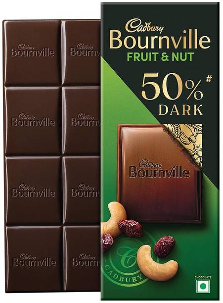 Cadbury Bournville Fruit & Nut 50 Dark Chocolate Bar Bar Gift Pack