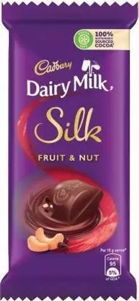Cadbury Dairy Milk Silk Fruit and Nut Bars (55 g) PACK OF 3 Bars
