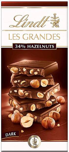 LINDT Les Grandes 34% Hazelnut Bars