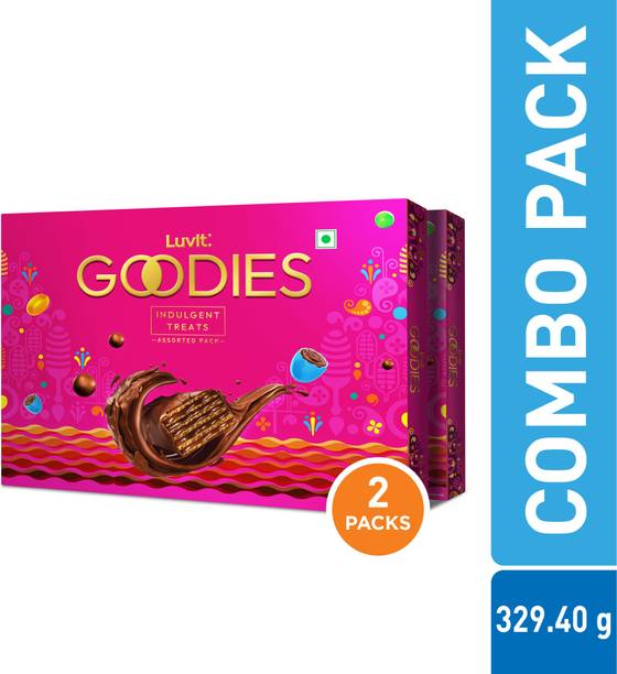 LuvIt Goodies Chocolates Treat Gift Pack | For Birthday, Rakhi, Diwali Occasions | Truffles