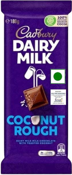 Cadbury Dairy Milk Coconut Rough Chocolate Bar Smooth Creamy Milk Bars