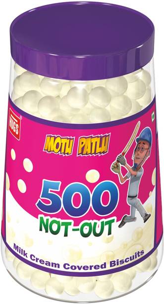HUGS 500 Not Out White Choco Covered Biscuits 500pcs Crackles