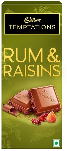 Cadbury Temptations Rum & Raisins Premium Chocolate Bar Bar Gift Pack