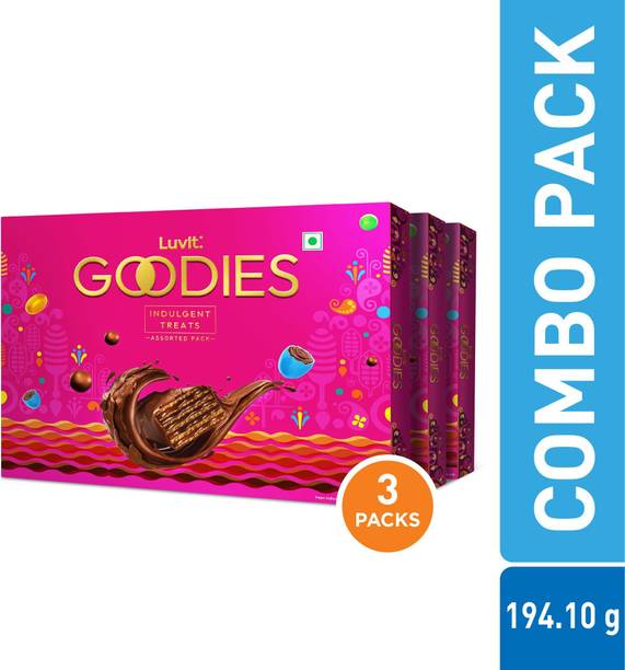 LuvIt Goodies Chocolates Treat Gift Pack | For Birthday, Rakhi, Diwali Occasions | Truffles