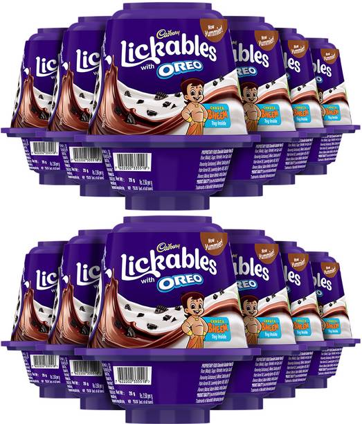 Cadbury Dairy Milk Lickables with Oreo Chunks Milk Chocolate Fudges