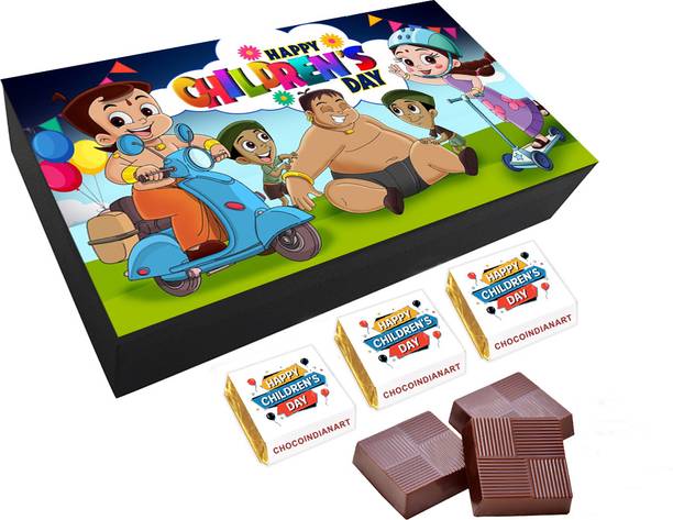 CHOCOINDIANART Amazing Children's Day 06pcs Delicious Chocolate Gift Truffles