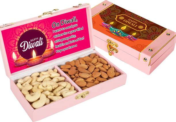Chocoloony Diwali Dry Fruit Box Hamper Pack Almonds, Cashews