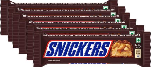 स्निकर्स Peanut Filled Chocolate, Loaded with Nougat & Caramel