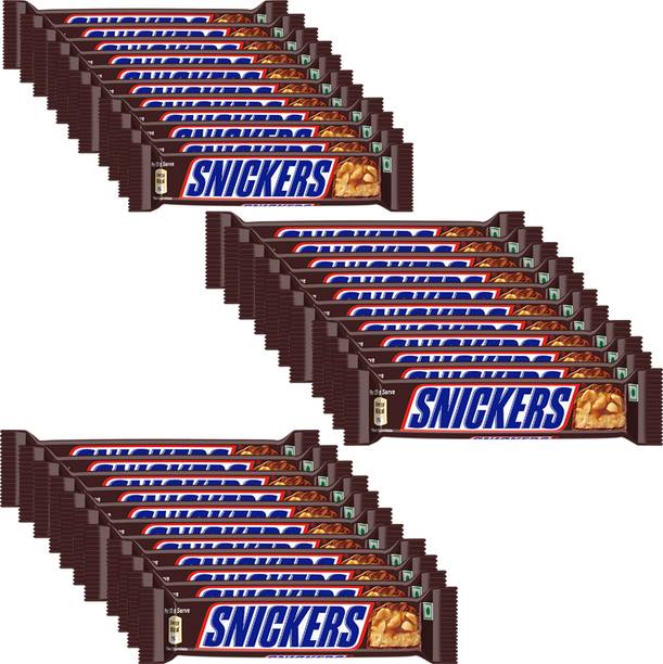SNICKERS Peanut Filled Chocolate, Loaded with Nougat & Caramel Bars