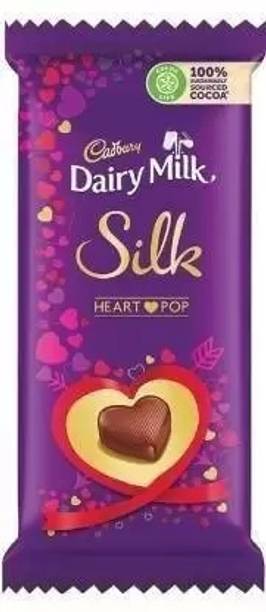 Cadbury DAIRY MILK SILK HEART POP Bars
