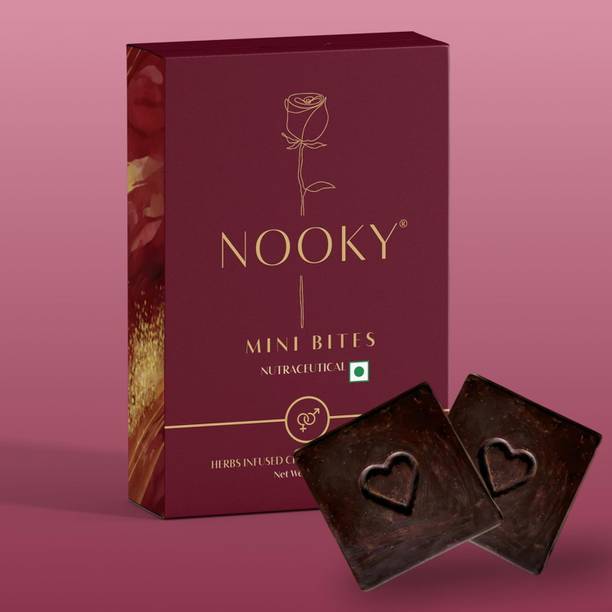 Nooky Mood Uplifting Mini Bites Dark Chocolates for Couples Bar