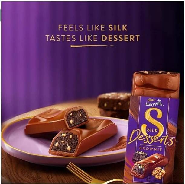 Cadbury WALNUT BROWNIE CHOCOLATE SPECIALLY DESIGNED DAIRY MILK CHOCOLATE BARS Bar