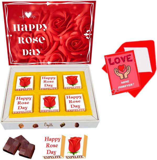 Expelite Rose Day Chocolate Gift Wife 6pcs Send Chocolates And Roses-Rose day Girlfriend Bars