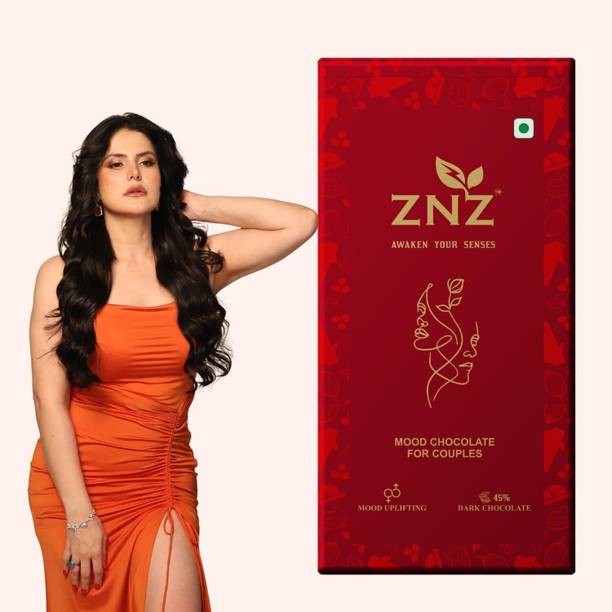 ZNZ Chocolate Tabs for Men & Women| Mood Uplifting Couple Dark Chocolate Bars
