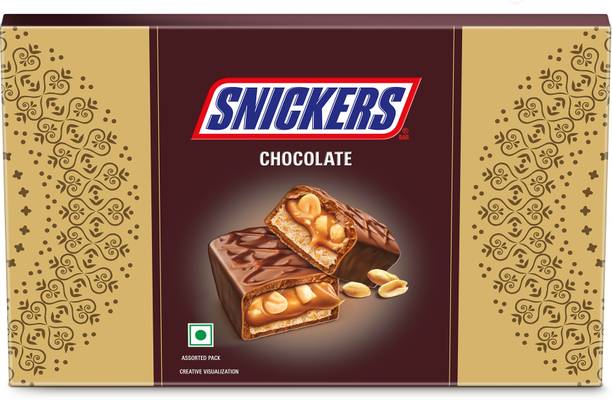 SNICKERS Assorted Gift Pack | Peanut, Butterscotch, Berry Whip & Brownie Bar Gift Pack