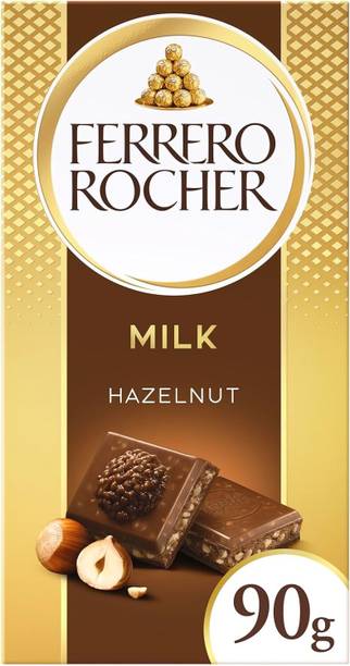FERRERO ROCHER Hazelnut Flavor Premium Milk Chocolate (THE ORIGINAL TASTE) - Love At First Bite Bars