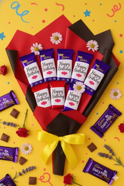 Cadbury gift bouquet|Chocolate Gifts Box| Combo Daily milk 8 chocolate | Bars, Truffles