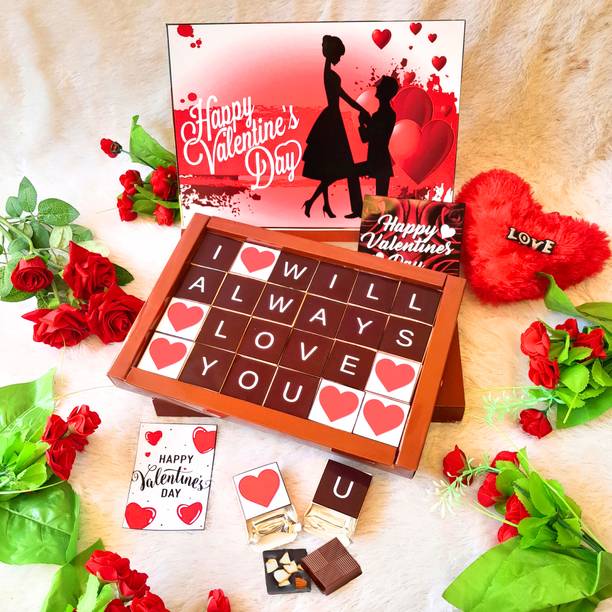 एक्सपेलाइट valentine gifts for wife -24 chocolate - Valentins Day Chocolate gift बार