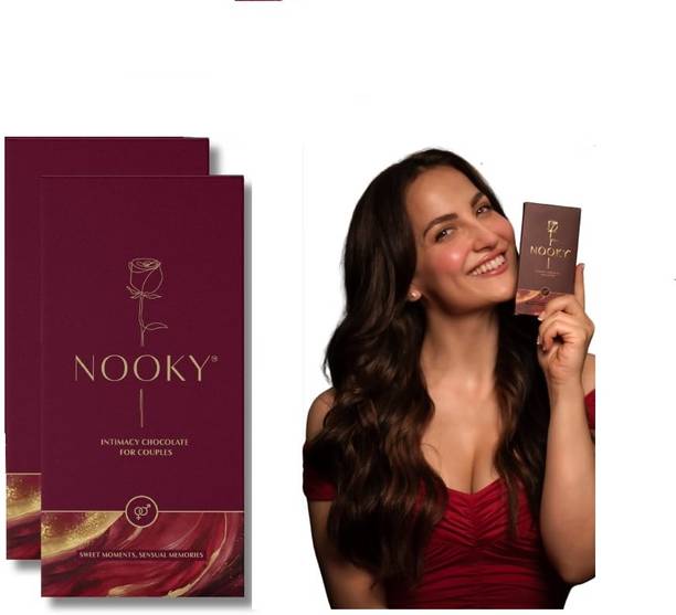 Nooky Luxury Dark Chocolate Bars for Uplifting Mood for couples Bars