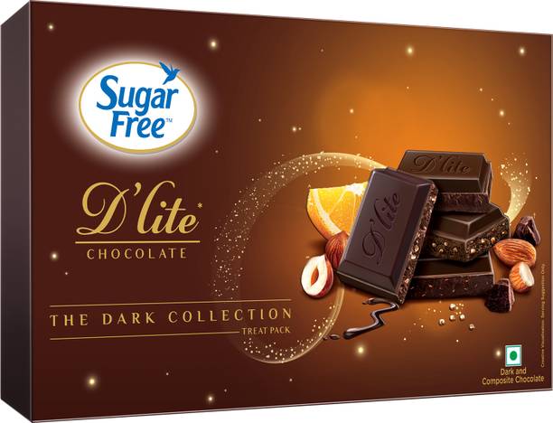 Sugarfree D'lite The Dark Collection Assorted Gift Pack Chocolate Bars