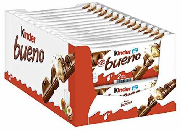 Kinder Bueno Chocolate Bar (Pack Of 28) Bars