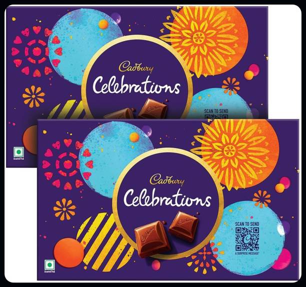 Cadbury Celebrations Chocolate Gift Pack, 130 g-A Bars
