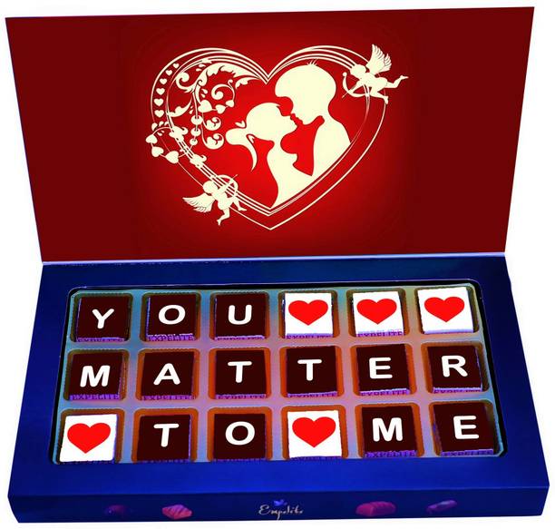 Expelite romantic gifts for husband - 18 choclates - valentine day gift for gf Bars