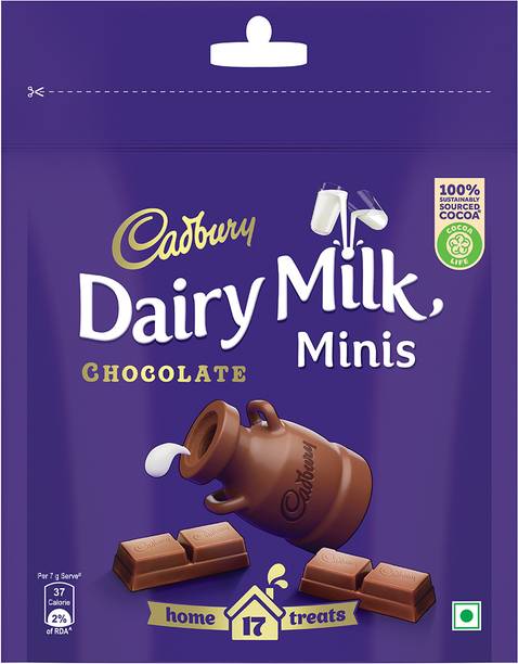 Cadbury Dairy Milk Chocolate Home Treats, Pack of 1 Mini Chocolate Bars