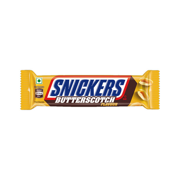 SNICKERS Butterscotch Flavour Chocolate Bar, Loaded with Caramel & Nougat Bar