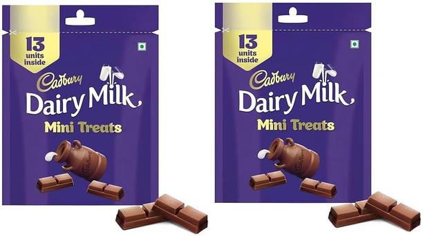 Cadbury Dairy Milk MINI Treats Chocolate Bars Bars