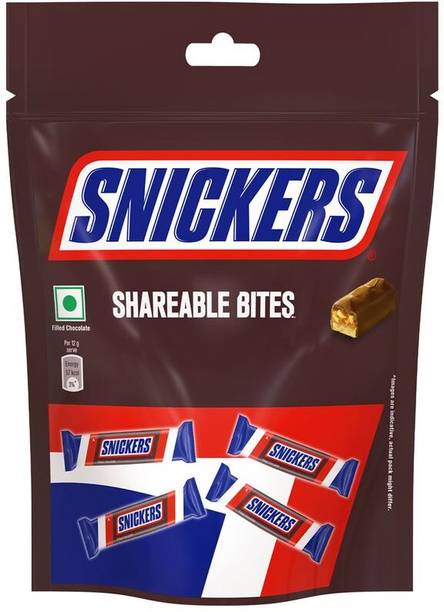 SNICKERS Shareable Bites Peanut Chocolate Pack Bars