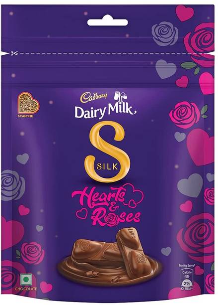 Cadbury Dairy Milk Silk HEART & ROSES CHOCOLATES Bars