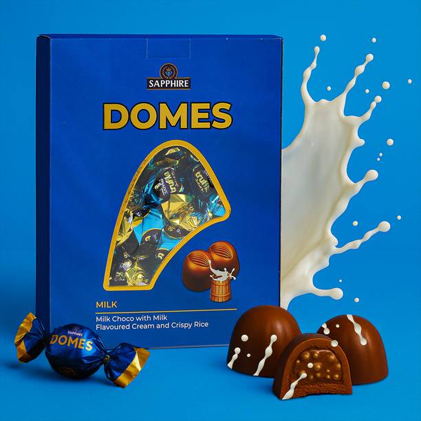 Sapphire Domes Milk Truffles