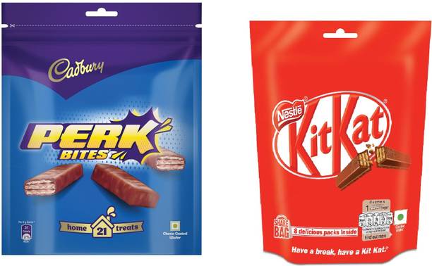Cadbury perk and nestle kitkat Bar Gift Pack