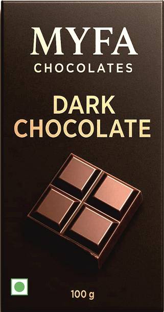 Myfa Chocolates Rich Dark Chocolate Bar | Dark Chocolate Lovers' Dream Bar Gift Pack