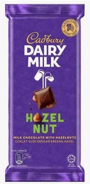 Cadbury Dairy Milk Chocolate With Hazelnut (IMPORTED) - Delight in Every Bite Bars