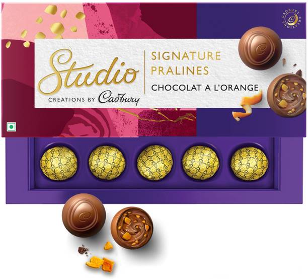 Cadbury Studio Signature Pralines, Chocolat A L'Orange Chocolate Truffles