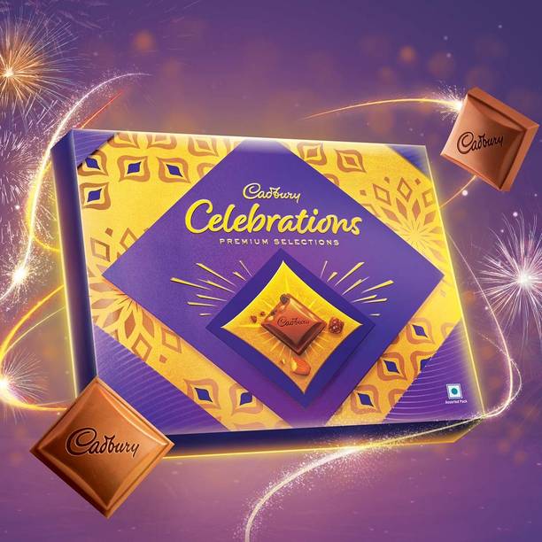 Cadbury Celebrations Premium Selections Assorted Chocolate Diwali Gift Pack Bars