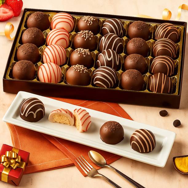 WINNI CELEBRATE RELATIONS Super Deluxe 24 Pcs Chocolates Gift Pack | Chocolate Gift Box, Bouquet & Hamper Truffles