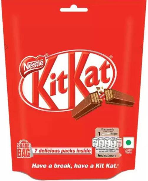 NESTLE Kitkat Finger Wafer Bar Share Bag Bars 126 g Bars