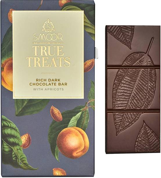Smoor True Treats Rich Dark chocolate with Apricot Bars