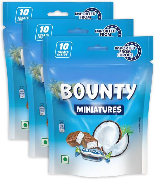 BOUNTY Miniatures Coconut Filled Bars