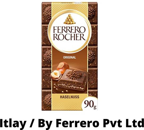 FERRERO ROCHER The Golden Experience Milk Chocolate (THE ORIGINAL TASTE) (IMPORTED FROM ITLAY) Bars
