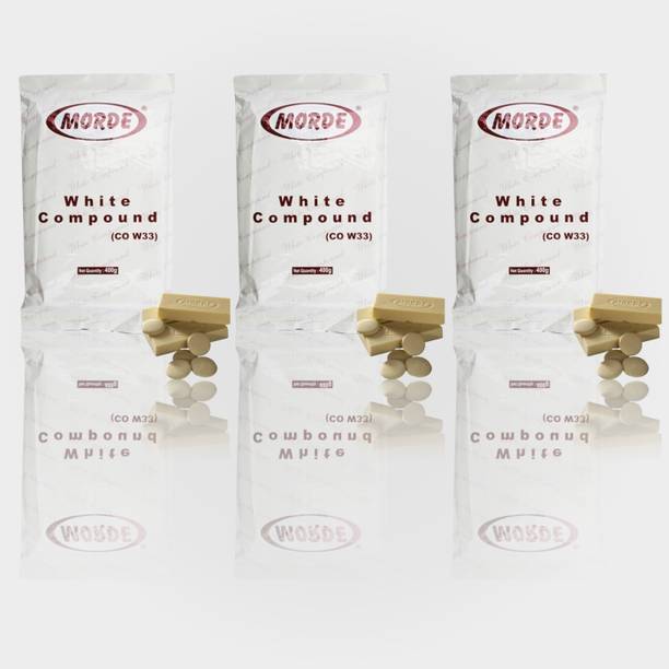 Morde White Chocolate Compound Slab (Pack of 3) Bar