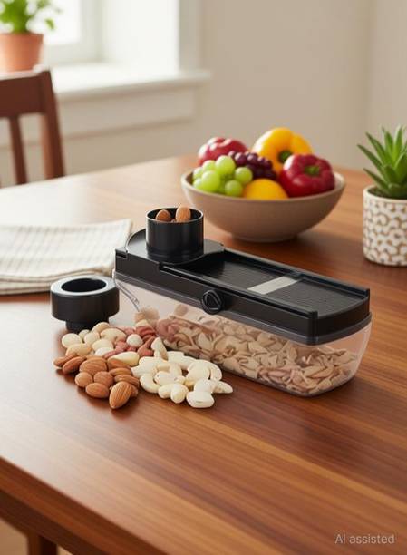 SHRIKHATUSHYAM by Gadgets Almond Slicer Cutter Fruit Chopper Dry Fruit Slicer | Dry Fruit Cutter | Grinder | Chopper | Dry Fruit Vegetable & Fruit Grater & Slicer
