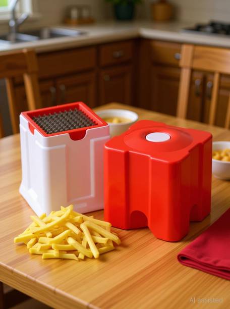 INDKitchen Potato Chipser French Fries Chips Maker Machine Snacks Finger Vegetable & Fruit Chopper