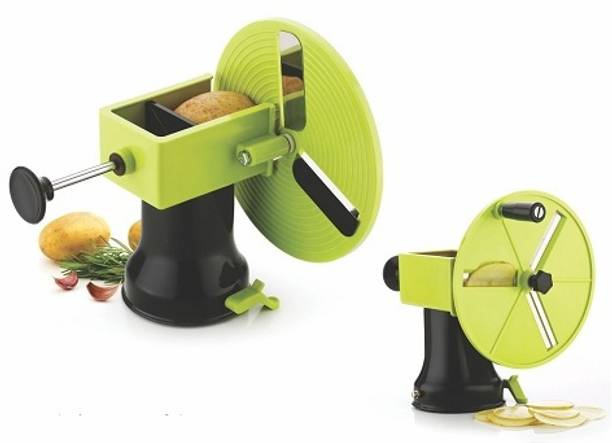 SIDDHESHWAR TRADING Chopper Wafer Maker is suitable for Vegetable and potato Cuttings Potato Slicer