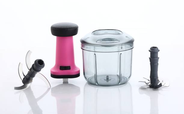 VEKSOR 900ml Push Chopper with versetile Design Vegetable & Fruit Chopper